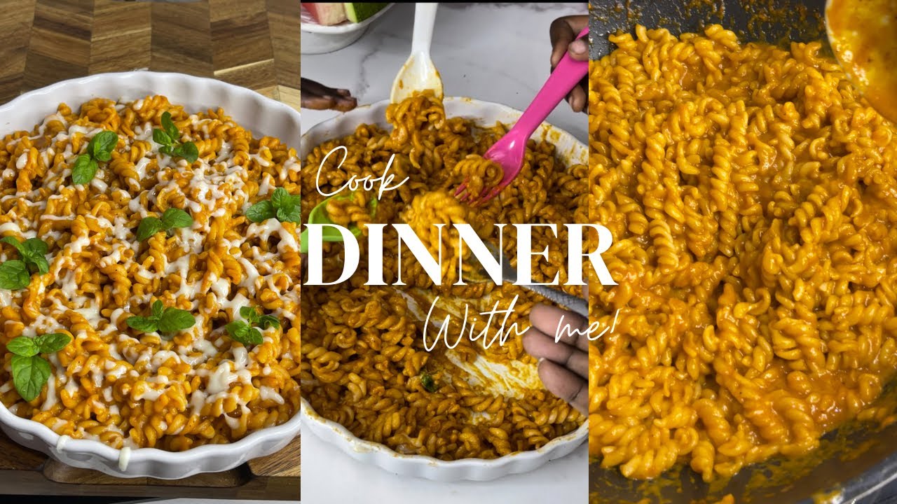 Cook Dinner with me - creamy Eliche pasta in tomato carrots soup - ayzahcuisine