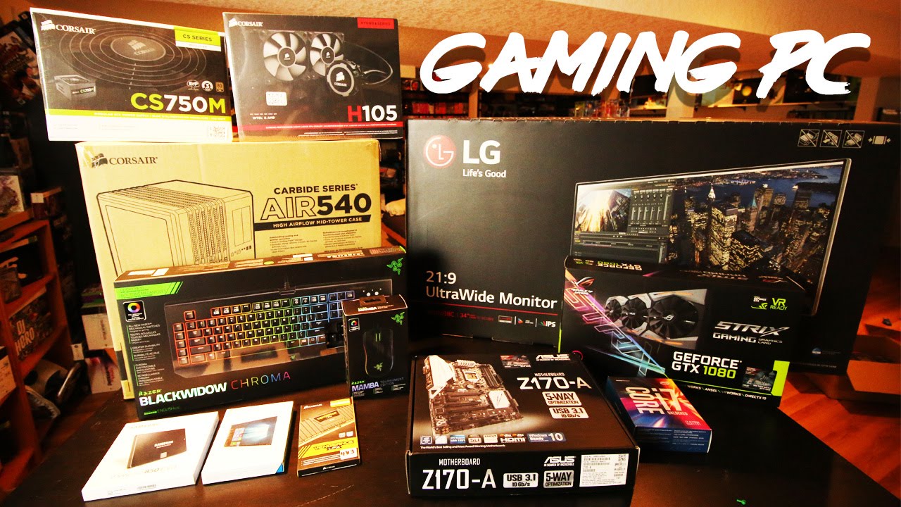 2016 4K Gaming PC Build - i7, GTX 1080, LG Ultrawide