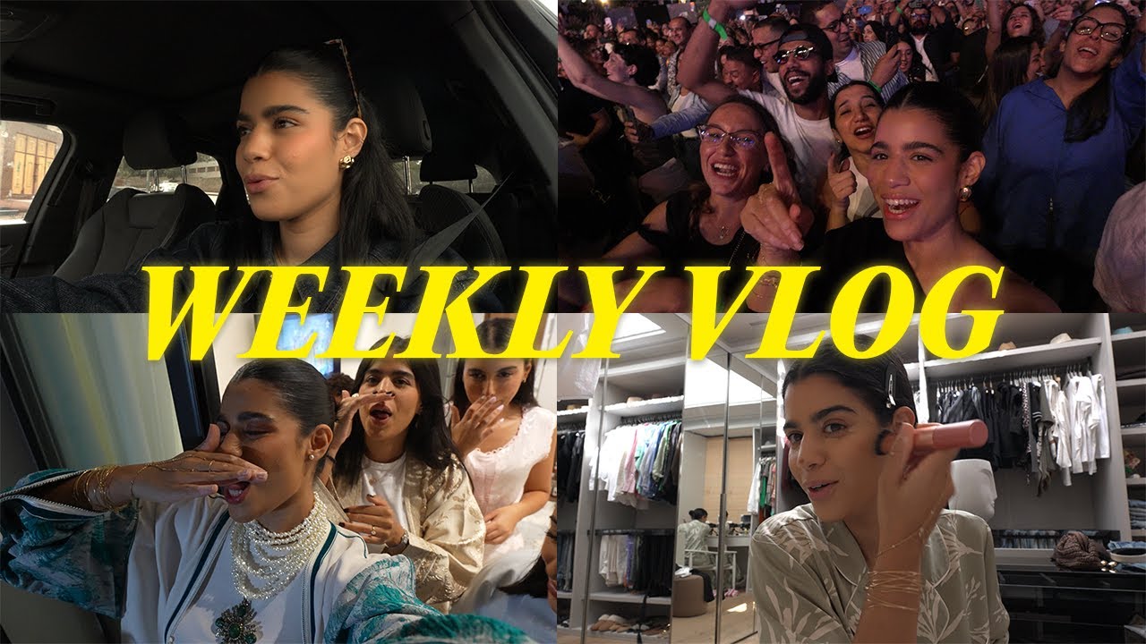 weekly vlog : days in my life, cheb Khaled's concert, moroccan party and much more!