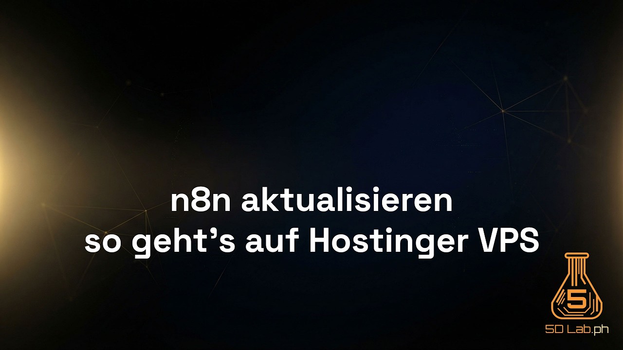 n8n auf dem neuesten Stand halten – so geht's auf Hostinger VPS!