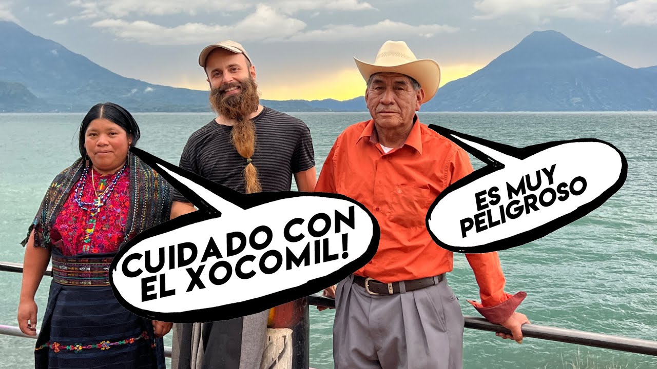 Entre VOLCANES y TORMENTAS en el Lago ATITLAN 🌋⚡