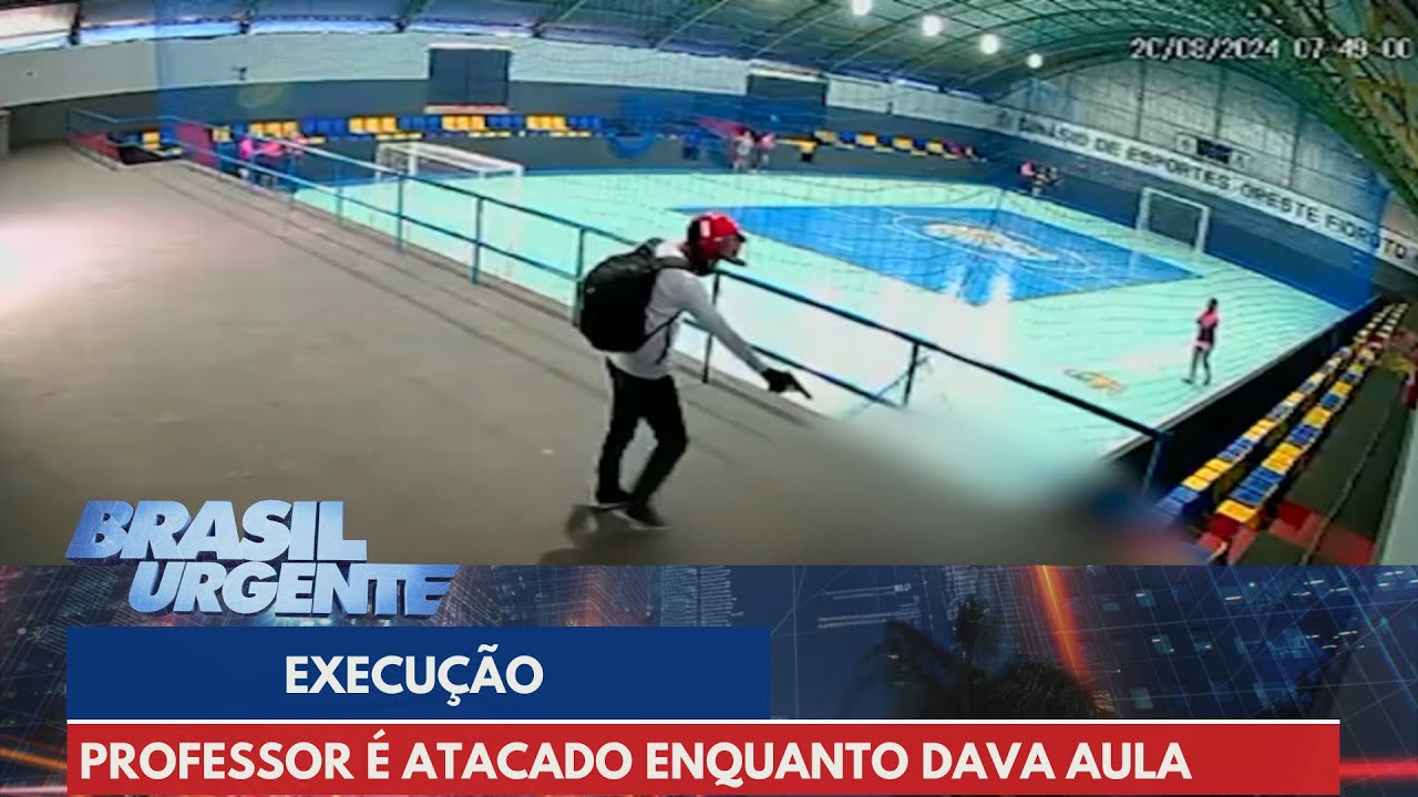 Professor &eacute; atacado a tiros enquanto dava aula para idosos | Brasil Urgente