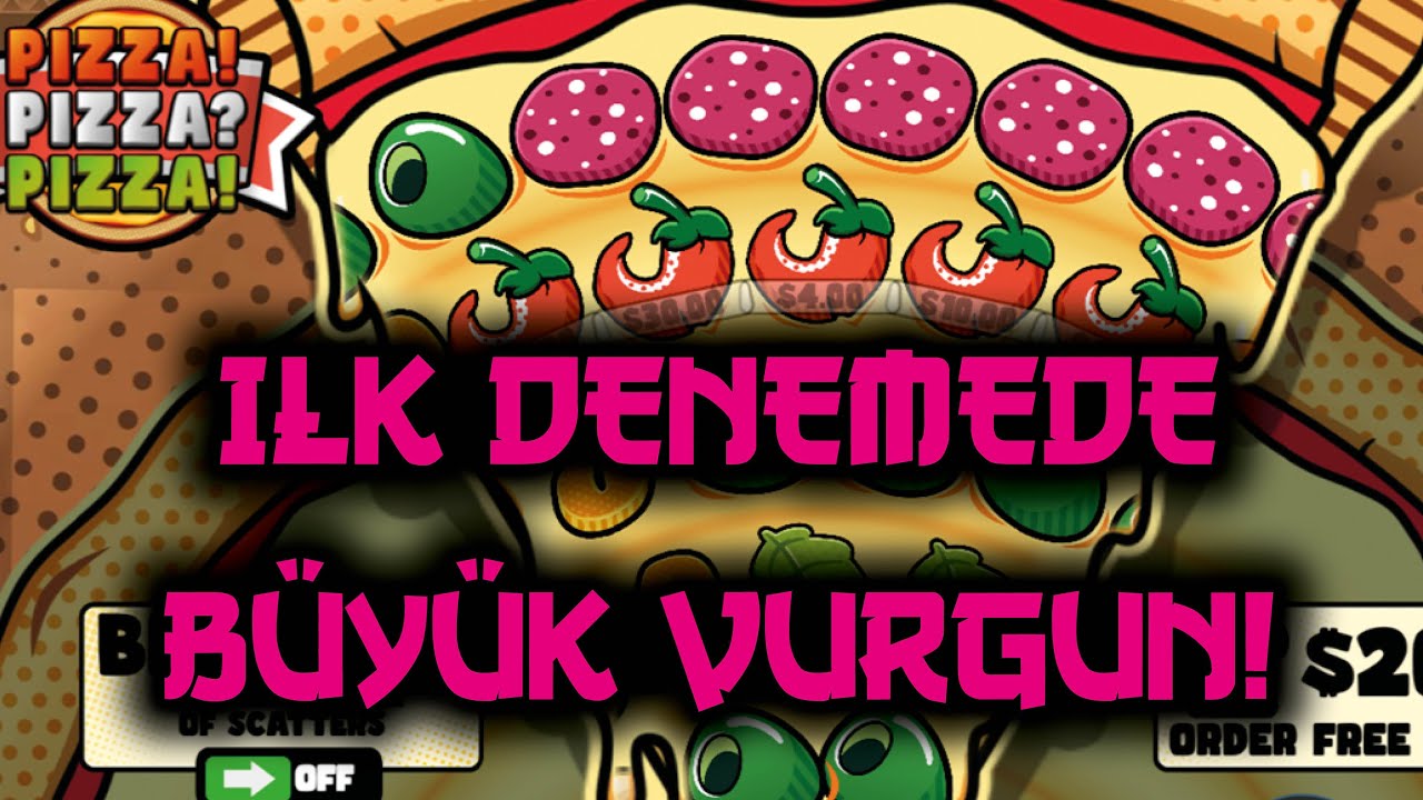 YENİ SLOT OYUNU PİZZA PİZZA PİZZA DENİYORUZ   İLK DENEMEDE B&Uuml;Y&Uuml;K VURGUN  SLOT OYUNLARI #casino #slot