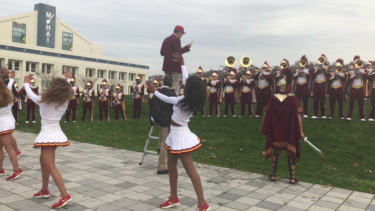 USC Band Pep Rally in Seattle   November 11, 2016