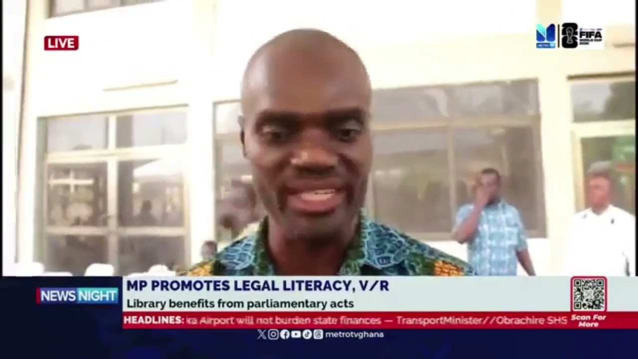 Ho Central MP Promotes Legal Literacy. Library Benefits From Parliamentary Acts.
