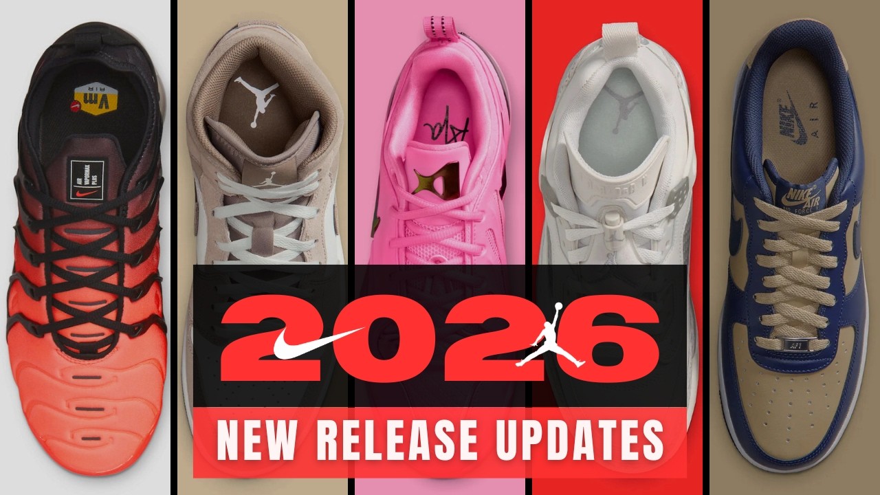 Upcoming Nike & Air Jordan Sneakers in 2026
