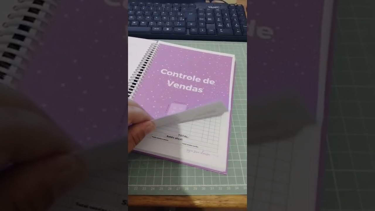 Caderno para, Controle de Vendas e Caixa 