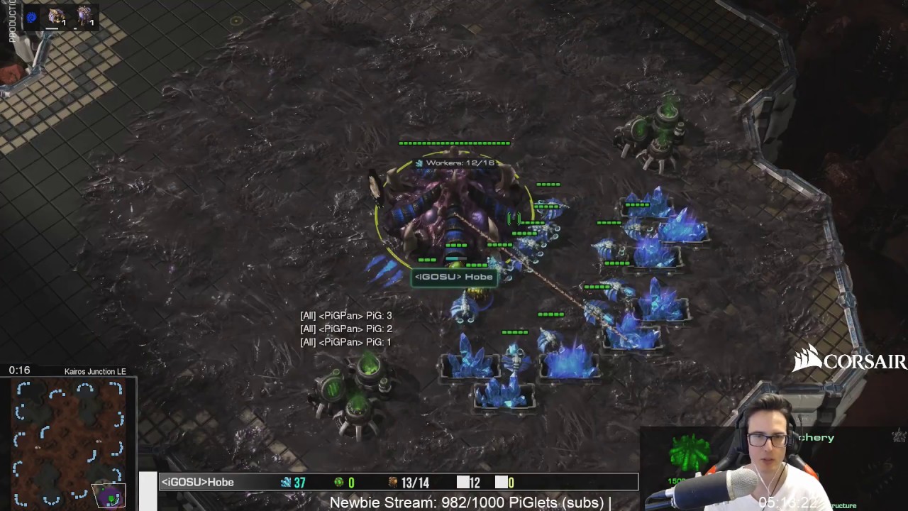 StarCraft 2 - ZvT Rule of 1-gas Coaching - Diamond Zerg