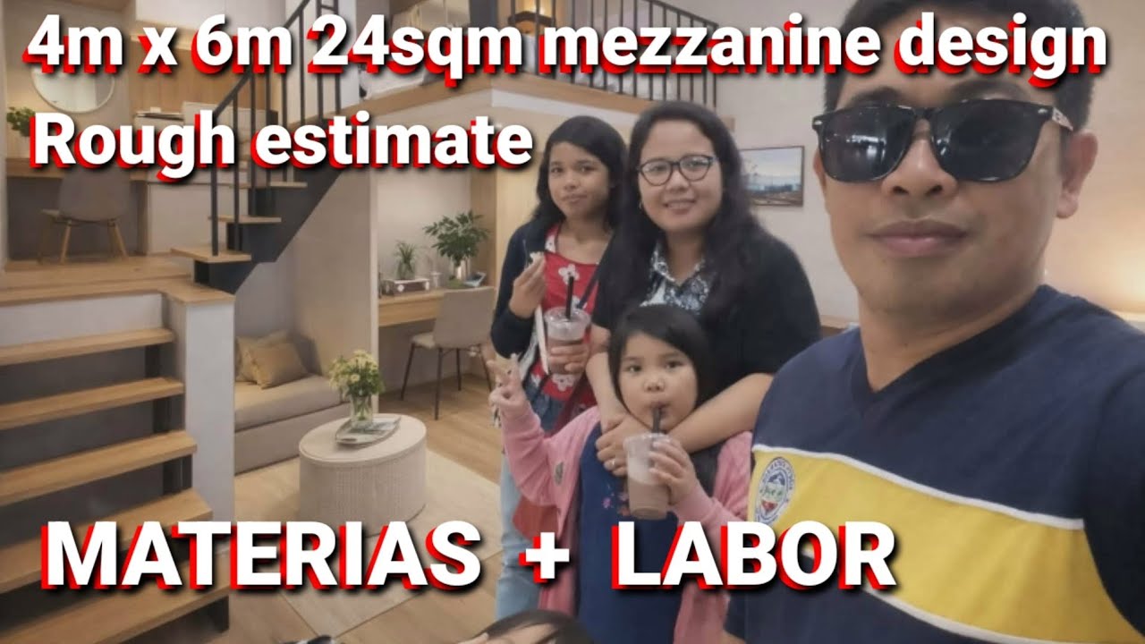 MAGKANO ang 4 x 6 meters MEZZANINE HOUSE 