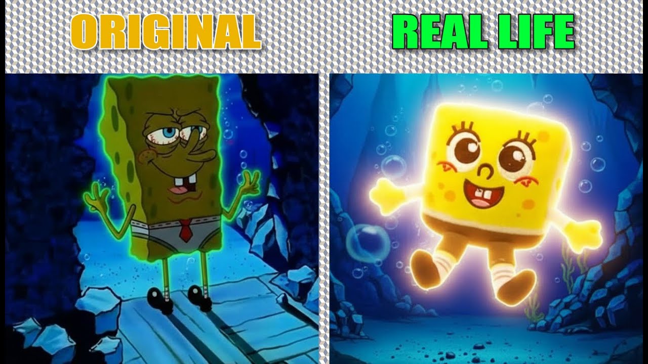 SpongeBob Animation Plushie | Original Vs Real Life | Part 57