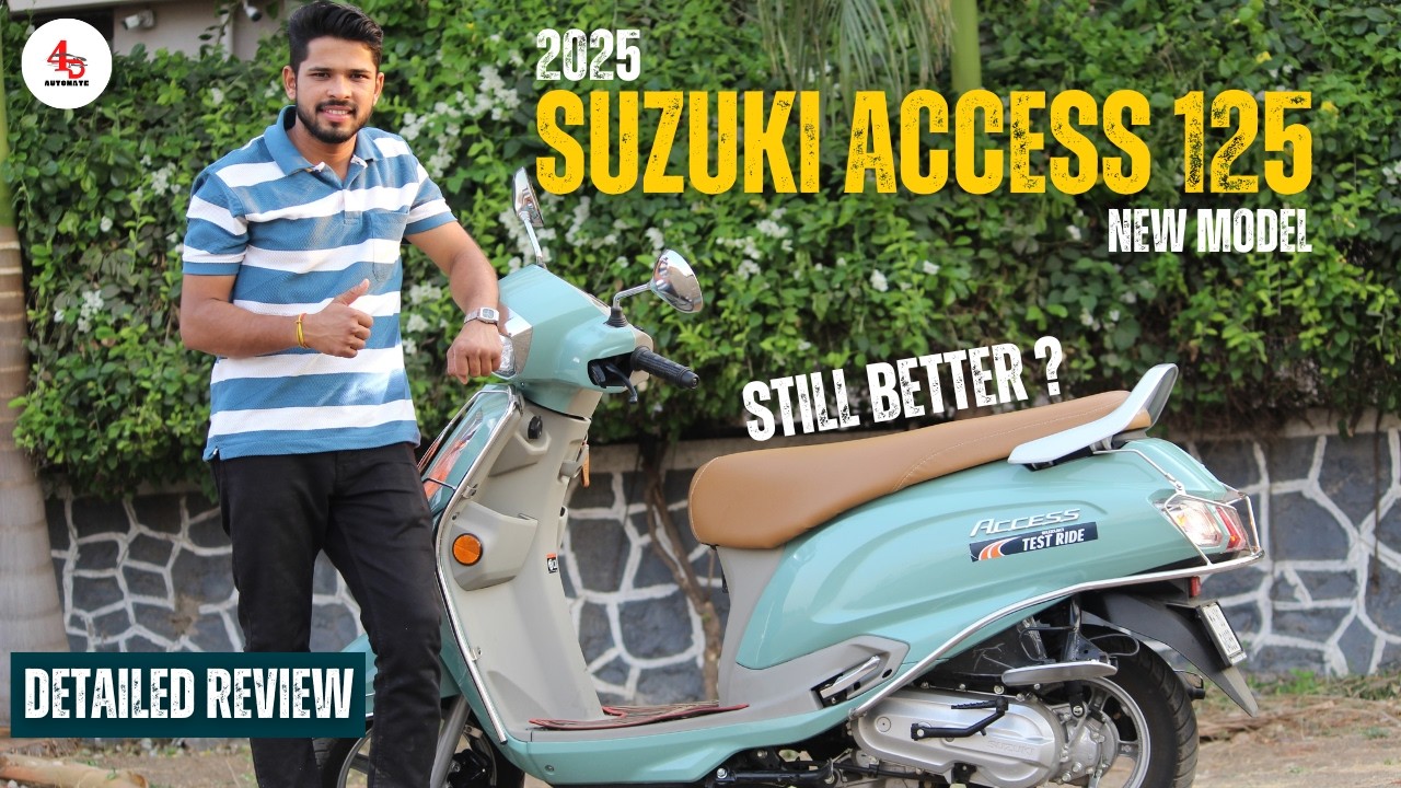 Suzuki Access 125 New Model 2025 Review💯| Performance, Mileage, Price - All Details🔥| 4D Automate