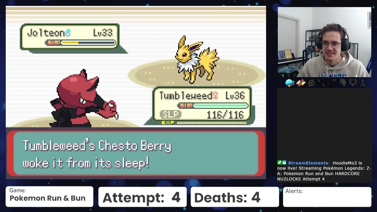LEADER WATTSON! Pokemon Run and Bun HARDCORE NUZLOCKE Attempt 4