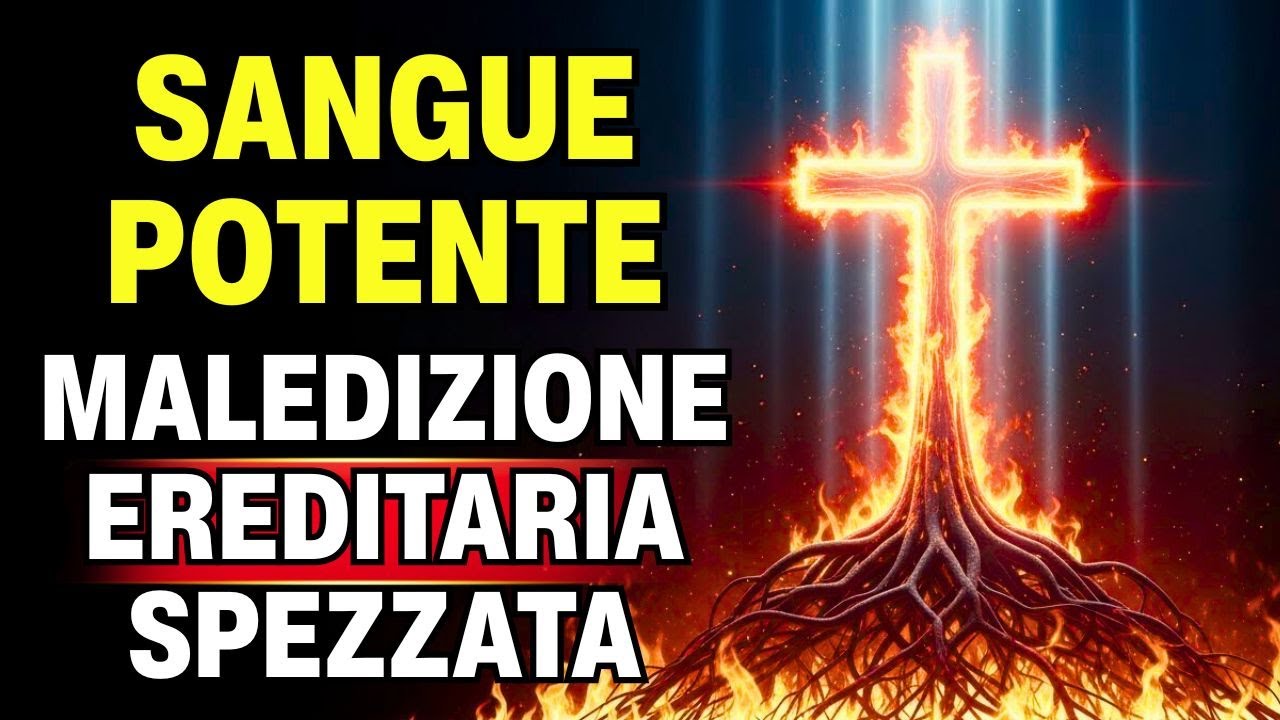 🩸 Il Sangue di Gesù RECIDE ogni radice di maledizione ereditaria sul tuo destino ora