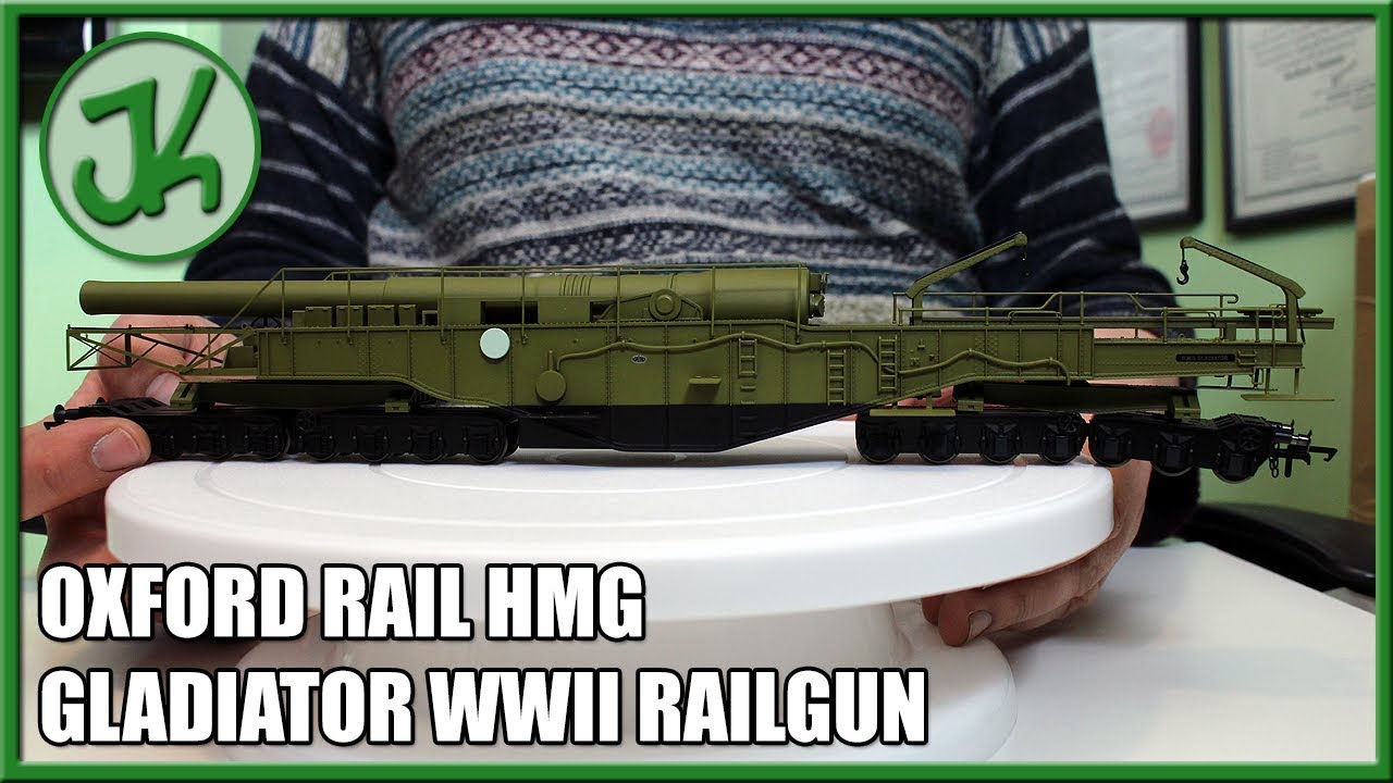 Oxford Rail HMG Gladiator WWII Railgun - Unboxing and Review