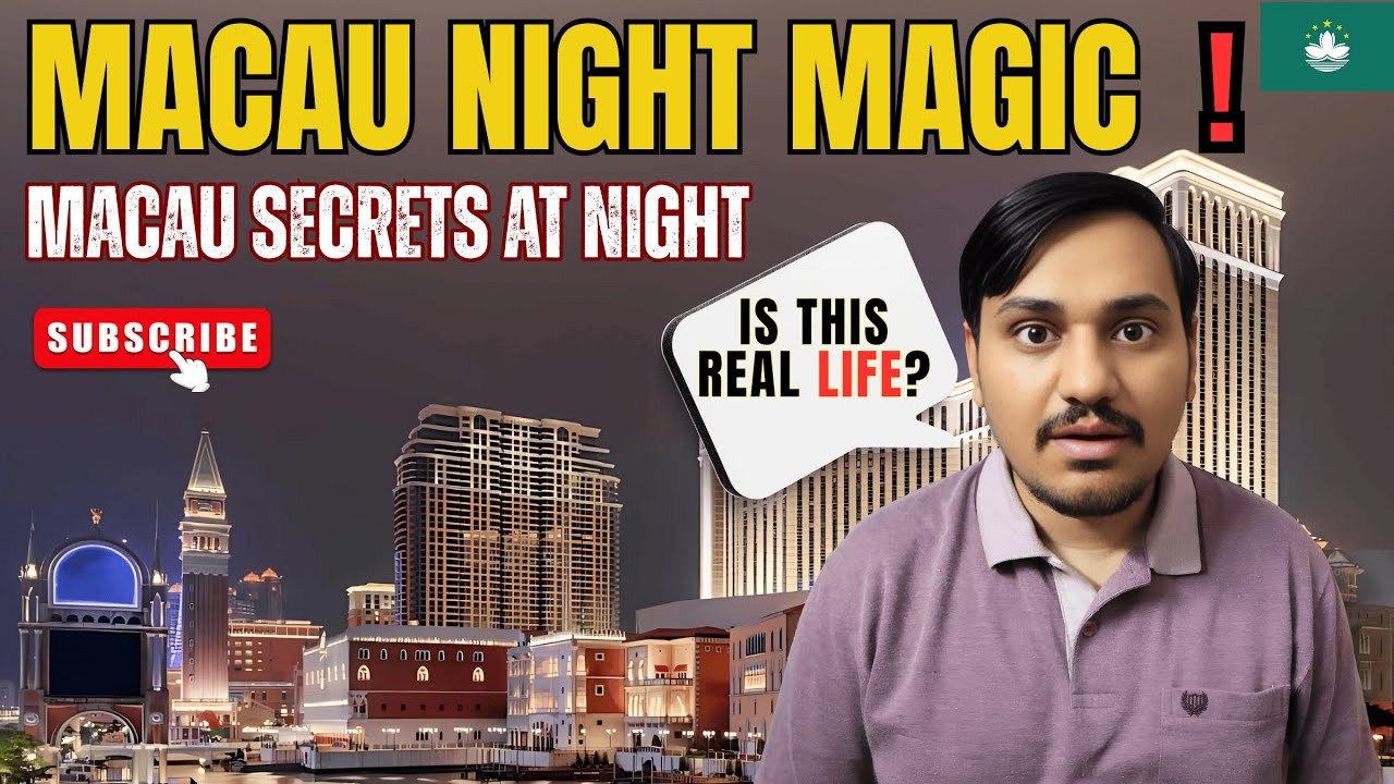 Macau Night Tour & Hidden Gems | Venetian Hotel, Gadget Shopping, Gold Floor & Scenic Bus Ride