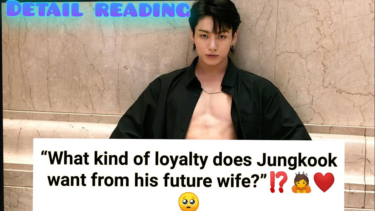 |What does JUNGKOOK expect from his future wife?|❤️#bts #mrsjeon #love life #love #loyalty #jungkook