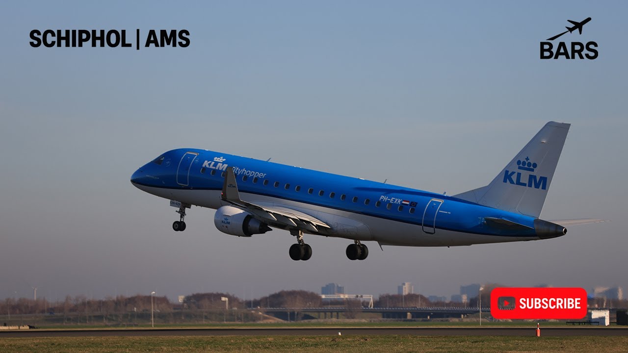 Takeoffs Schiphol 26.12.2025 / ATS LIVE [ 4K video]