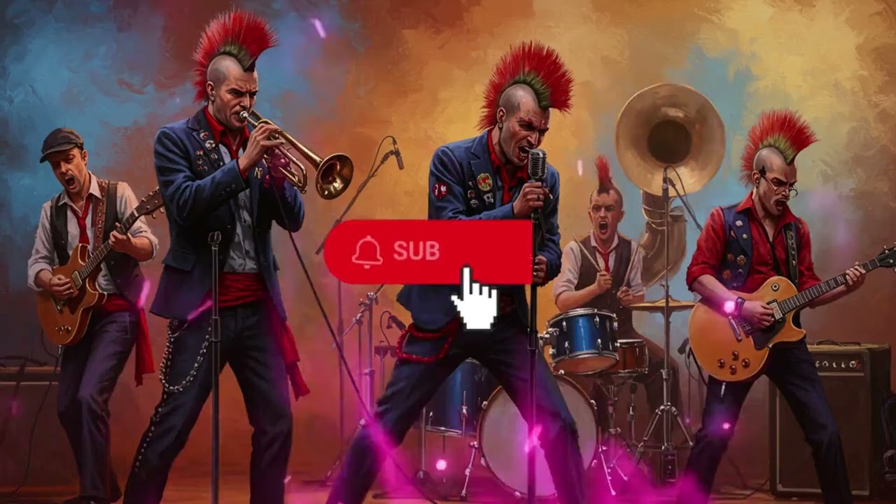 Gypsy Punk Ska - High-Energy Instrumental Music | Balkan Beats & Ska Fusion Live! 🎻🎺🎶