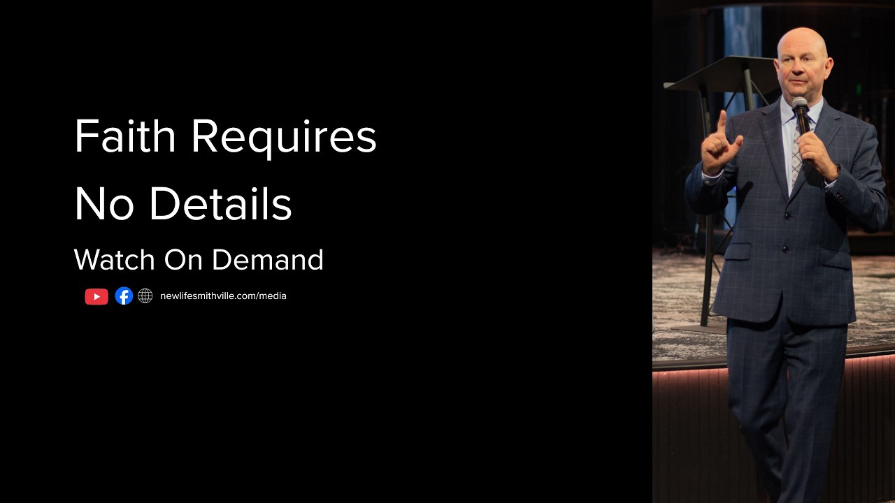 Faith Requires No Details- Evg. Gary Vick