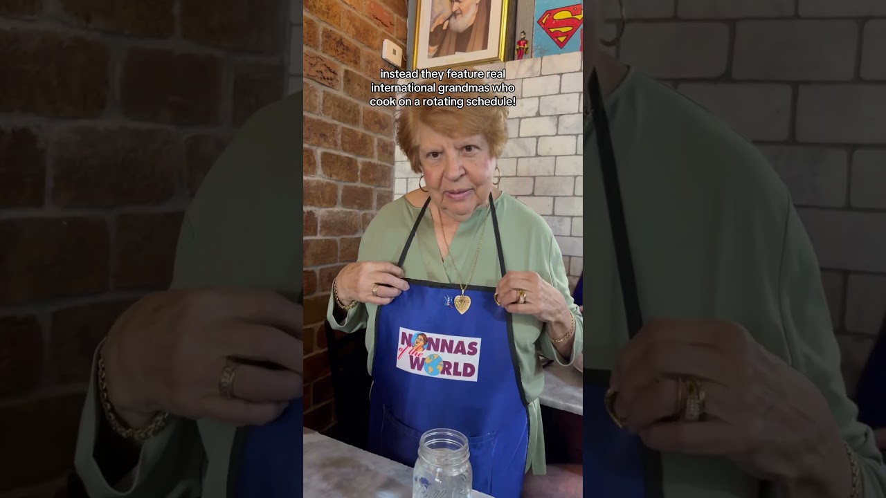 We went to the real life NONNAS of the World restaurant from the Netflix movie!