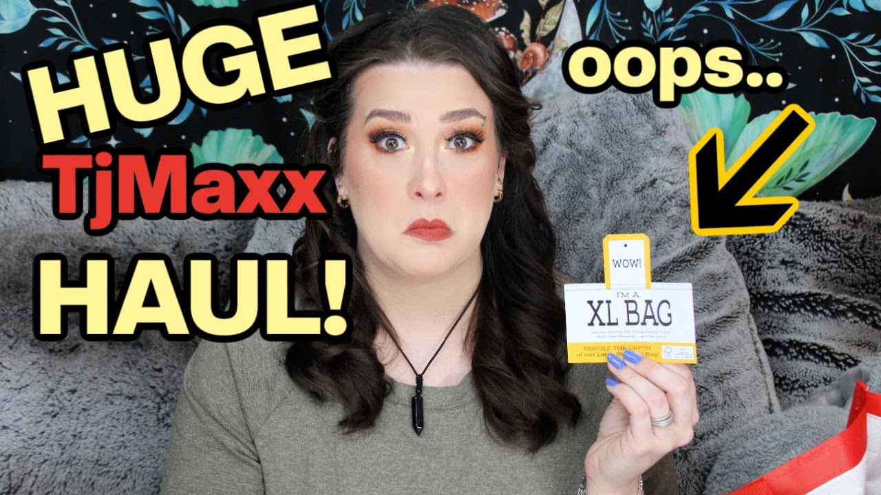 HUGE TjMaxx Haul | Makeup, Fashion, Food & More!