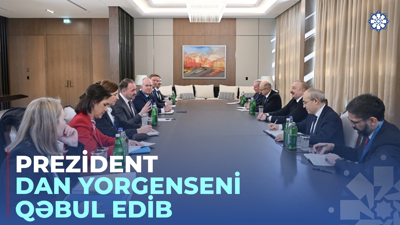 Prezident İlham Əliyev Avropa Komissiyasının enerji və mənzil siyasəti üzrə komissarını qəbul edib