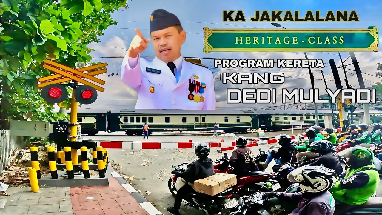 KAPAN RESMINYA??, UJI COBA KA JAKALALANA di Perlintasan KA Kota Bekasi