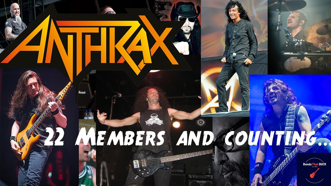 Bands That SUCK as Bandmates: Anthrax | 22 Members and Counting... | A Brief Rock History