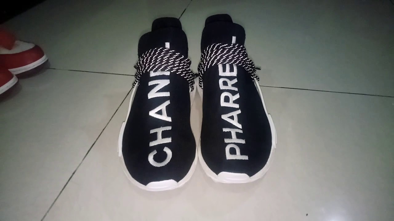 THE MOST EXPENSIVE SHOE IN THE WORLD ADIDAS NMD HUMAN RACE TRAIL x PHARRELL x CHANEL
