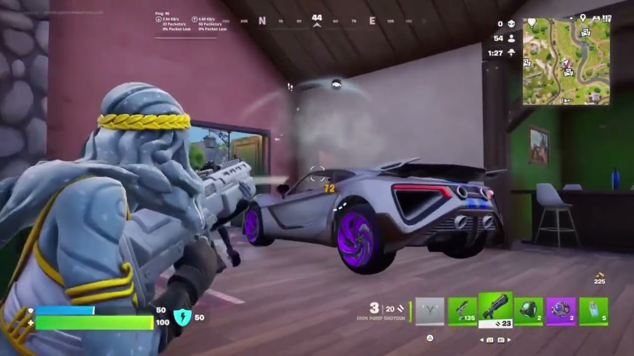 Con mala puntería en Fortnite
