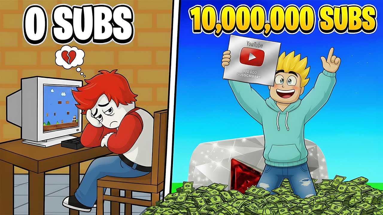 From POOR to RICH Youtuber in Roblox 🎥🎥