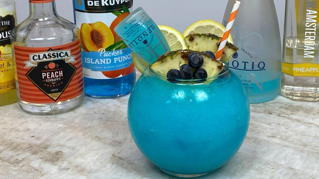 Tropical Hpnotiq Fishbowl