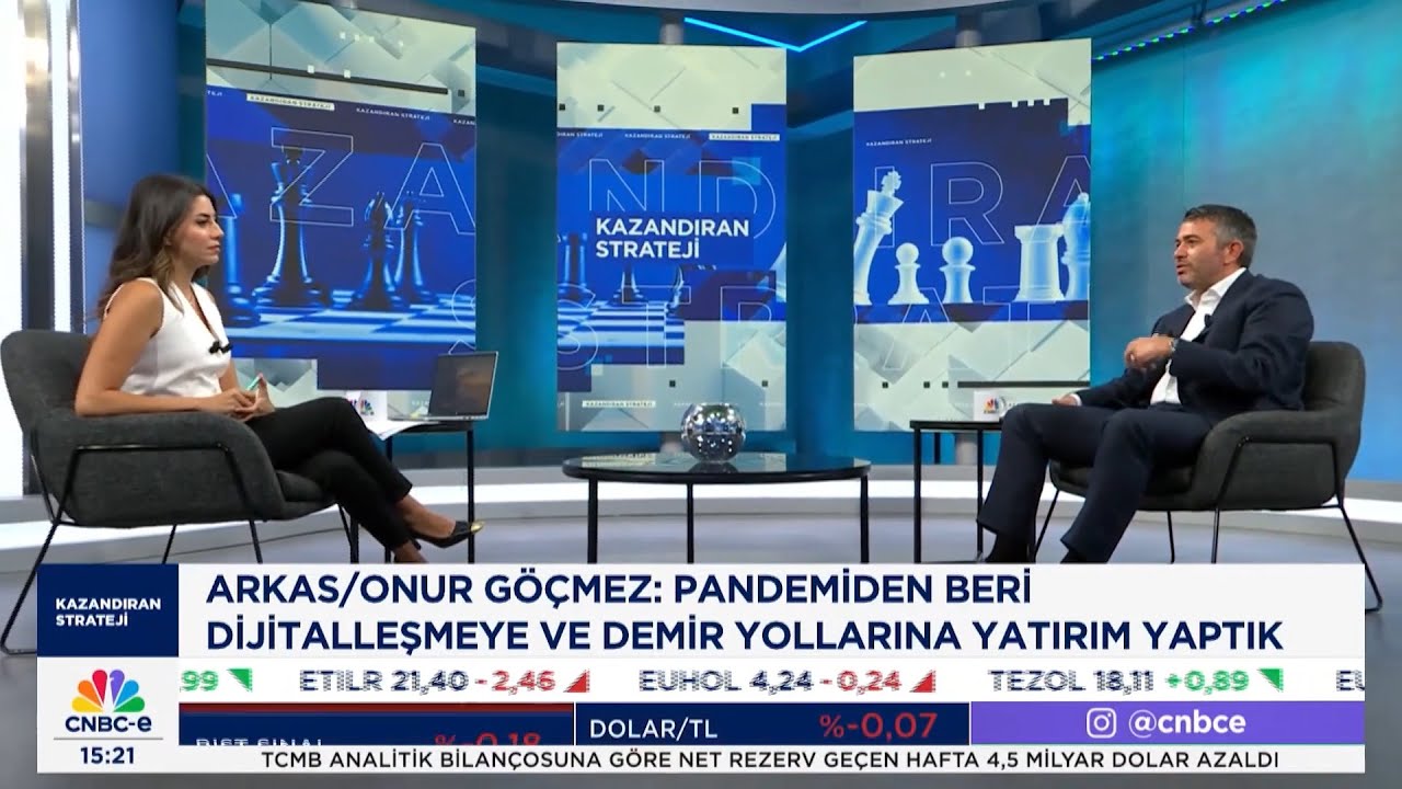 Arkas Holding Lojistik Grubu Başkanı Onur Göçmez CNBC-e'de