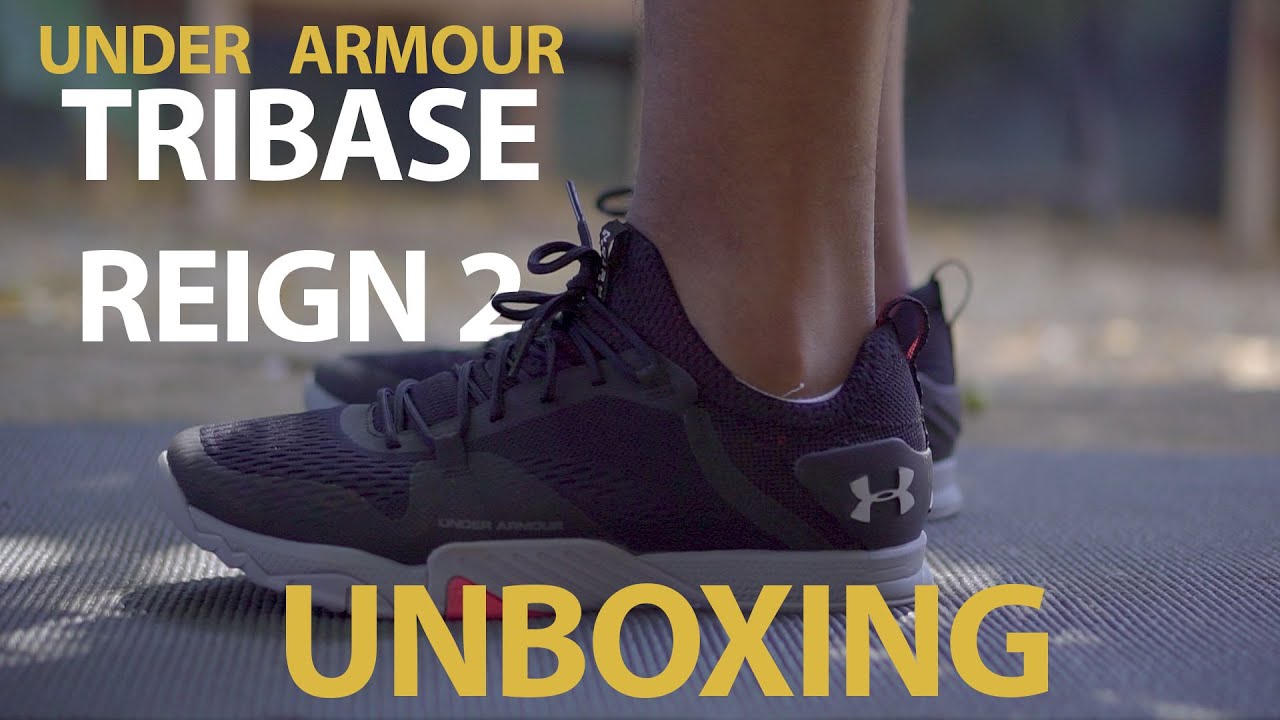 UNBOXING E PRIMEIRAS IMPRESSÕES UNDER ARMOUR TRIBASE REIGN 2 - PORTUGUÊS