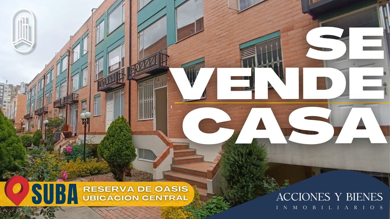 CASA EN VENTA SUBA RESERVA DE OASIS/  APLICA PARA CREDITO HIPOTECARIO / #suba #casaenventa  #casa