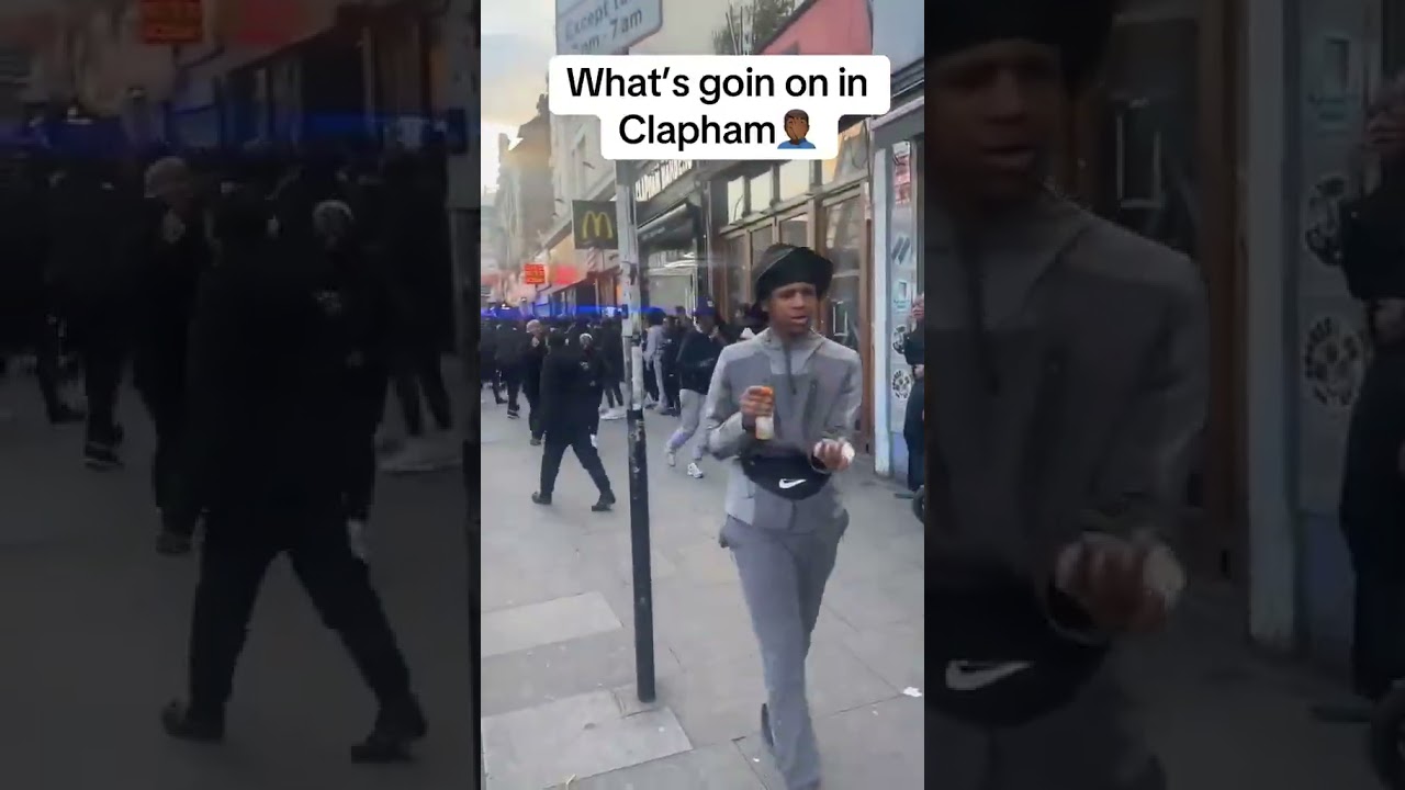 Беспорядки в Лондонском районе Clapham