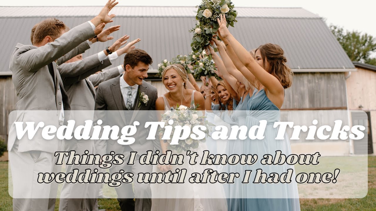 Things I wish I knew about PLANNING a WEDDING + Budget Wedding Tips and Tricks