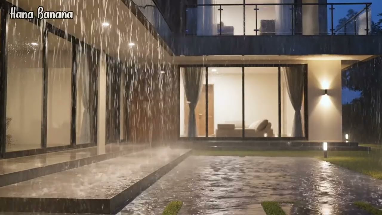 Heavy Rain at Night – ASMR for Sleep & Calm Mind