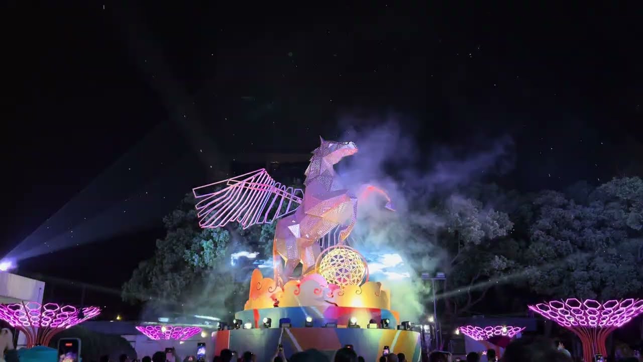 2026桃園燈會-夜）飛馬耀桃園  主燈秀