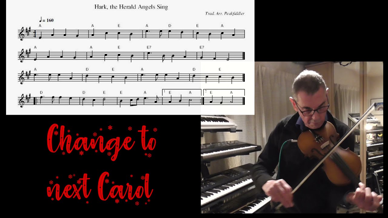 Christmas Carol Fiddle Medley