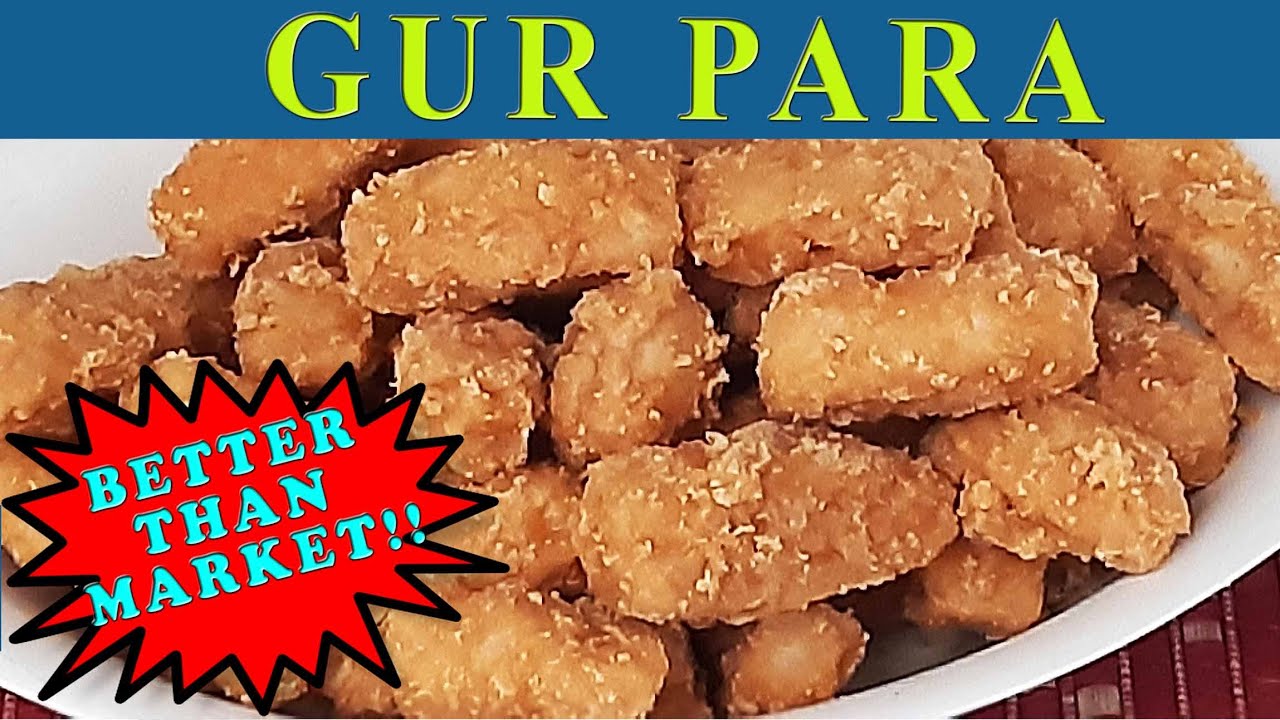 Gur Para Recipe | Easy Jaggery Sweet Recipe | Home Made Gur Para