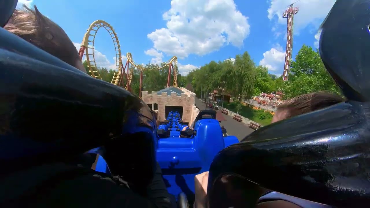 Mounted Camera POV (Onride)Fluch des Kraken (Vekoma Boomerang Coaster) Freizeit-land Geiselwind 2023