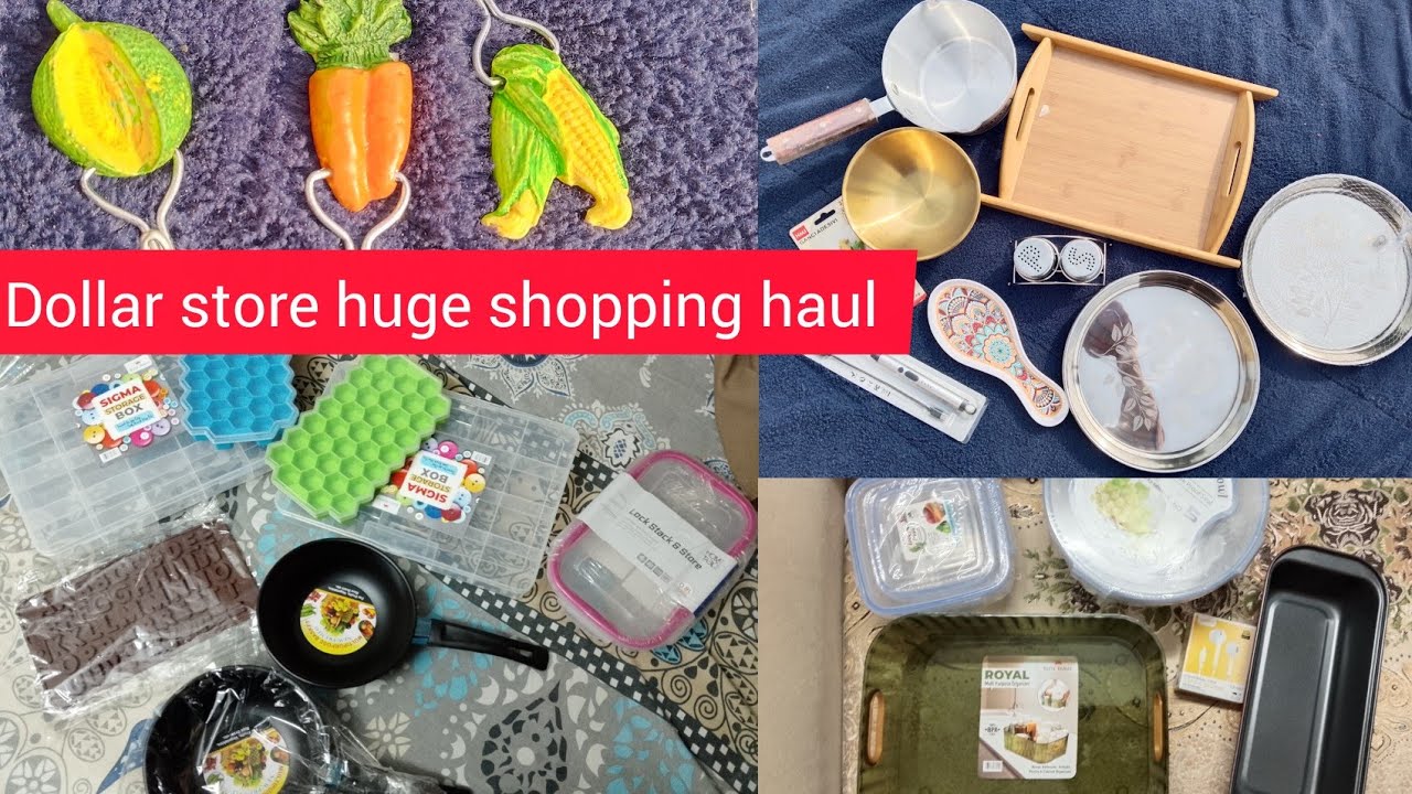 Shopping from dollar stores 