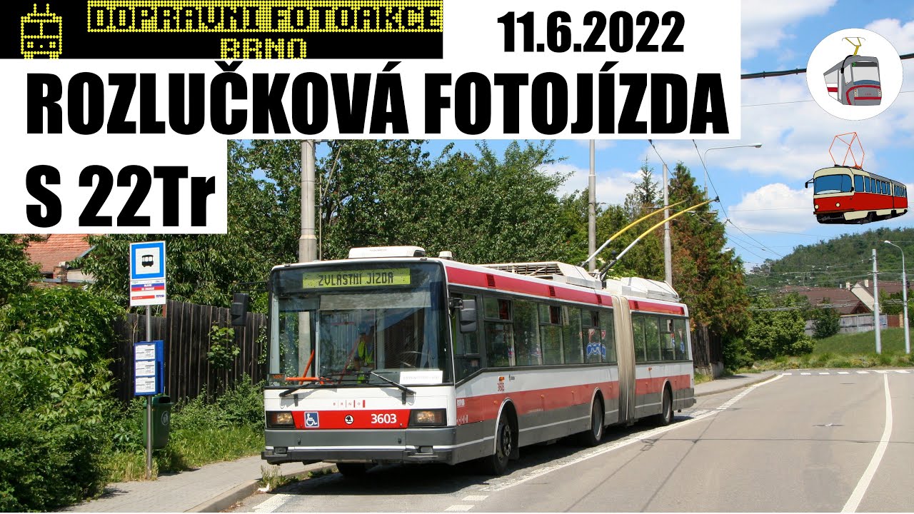 Rozlučková fotojízda s trolejbusem 22Tr  | DFOTOAKCEBRNO