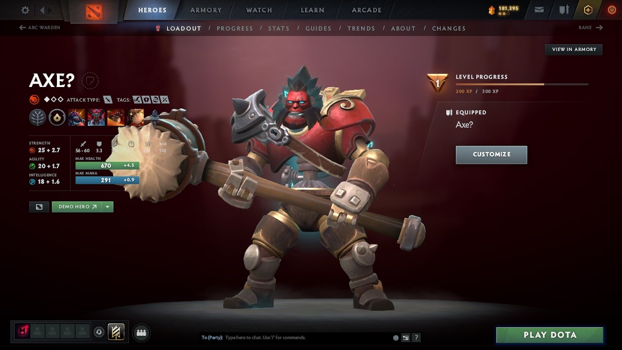 Dota 2 Hero Axe was missing and returned as a TOY! Dark Carnival Event Coming?