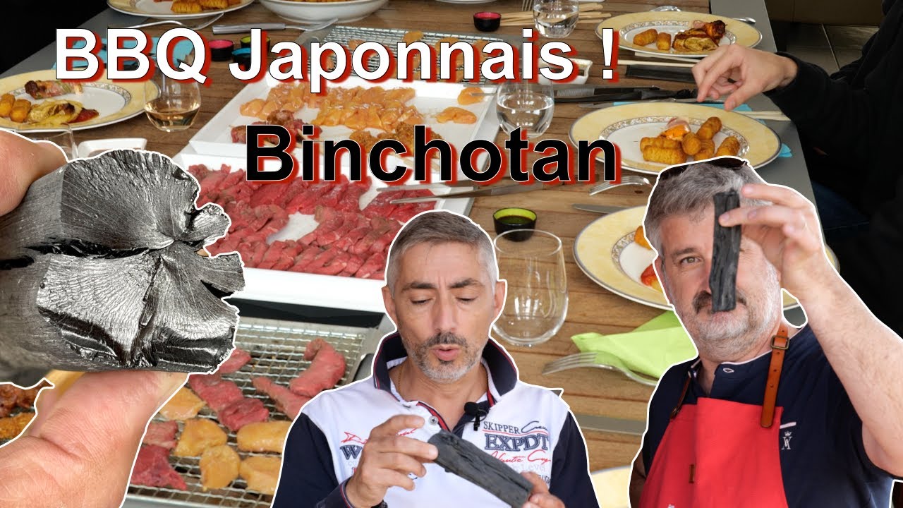 On teste le charbon Binchotan ! Barbecue japonais sur la table Grill chic !
