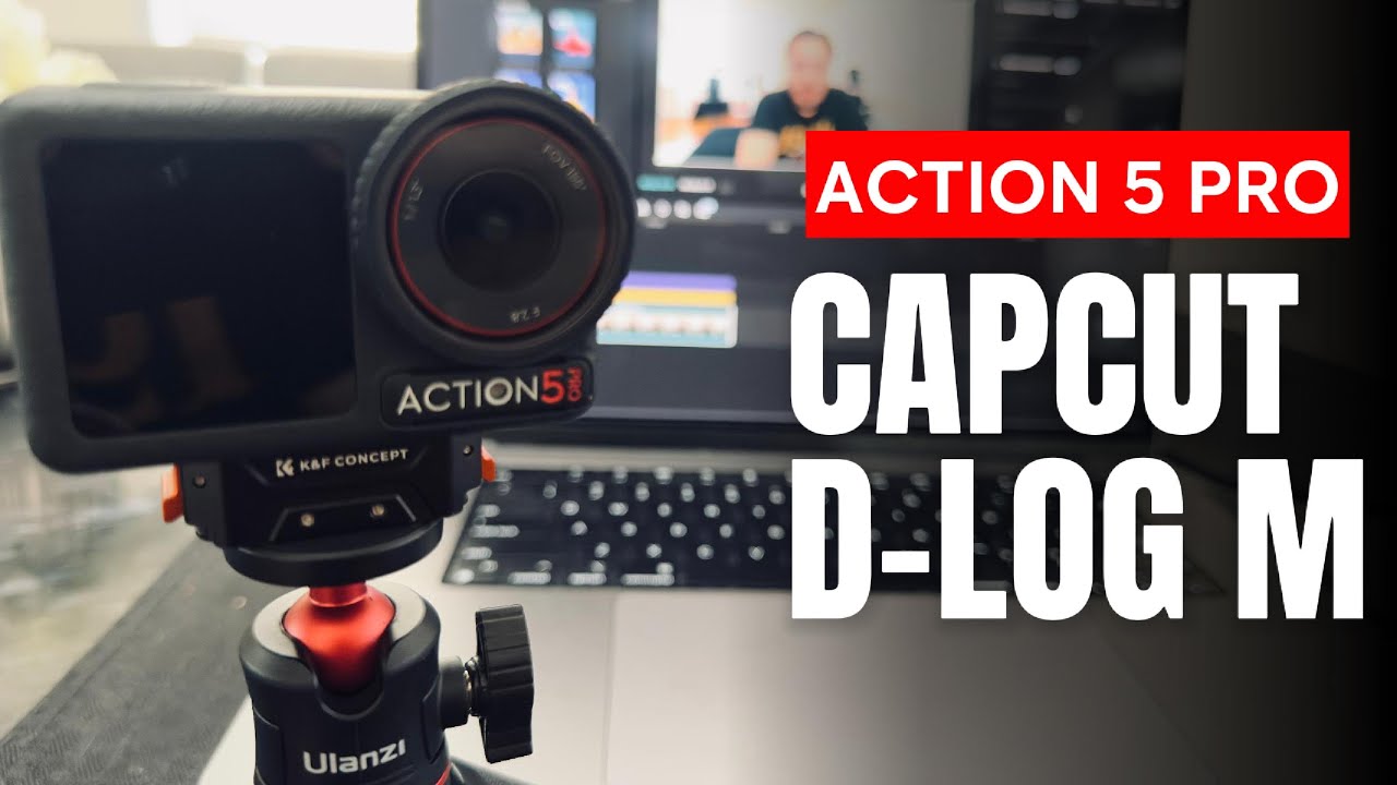Easy way to color grade D-Log M | How to edit DJI Action 5 Pro videos using CapCut