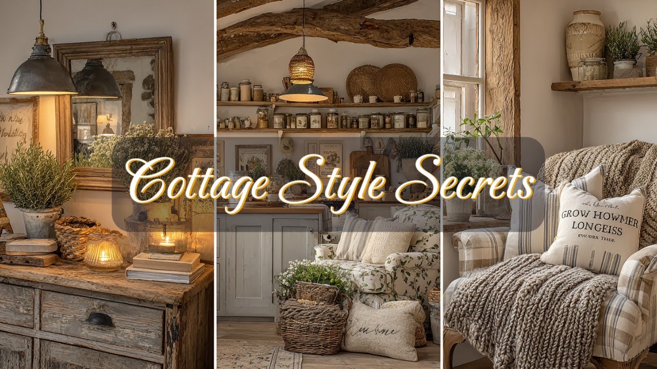 🏡 Antique & Rustic House Decor Ideas | Creating Warm, Cozy Cottage Style Home Inspiration