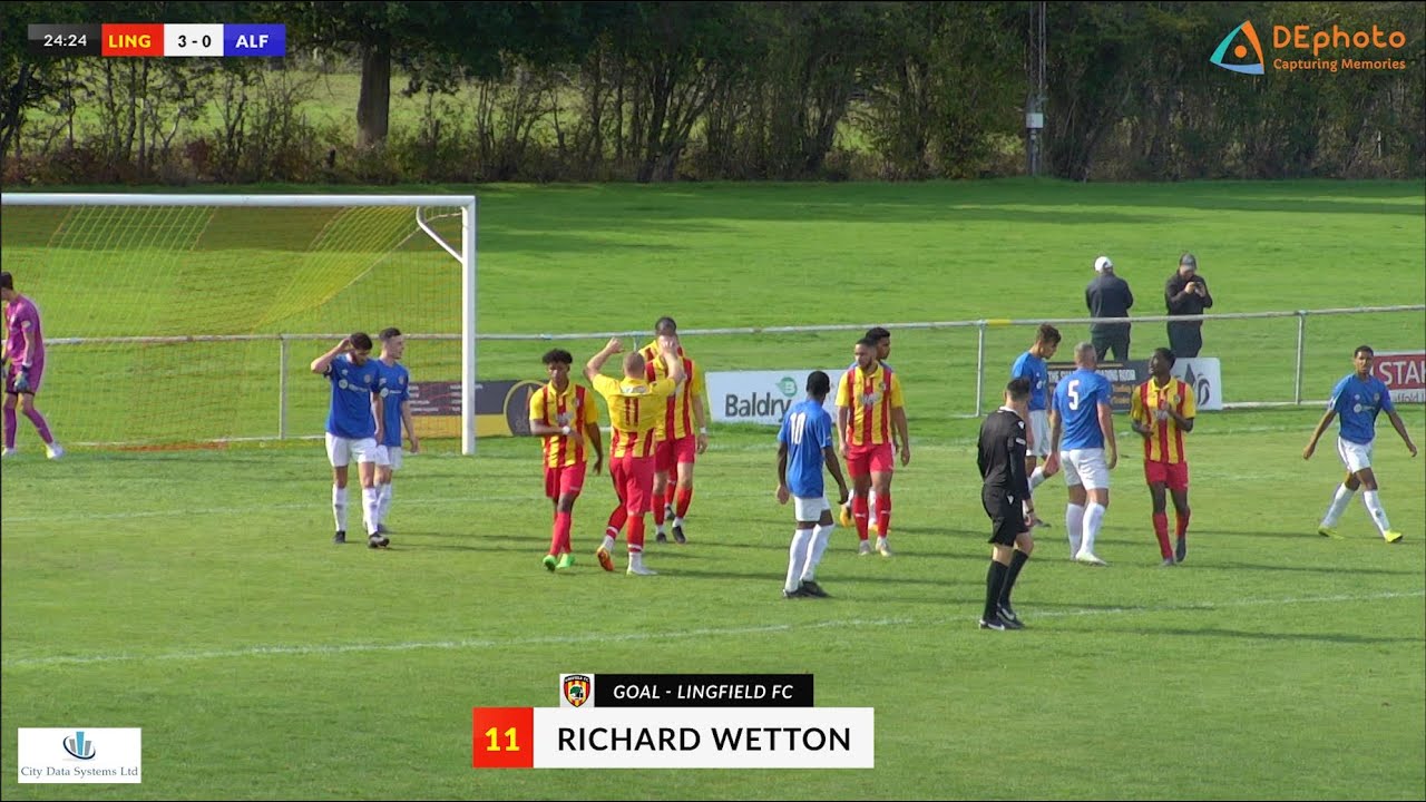 GOAL - Makes no mistake, Richard Wetton for Lingfield FC