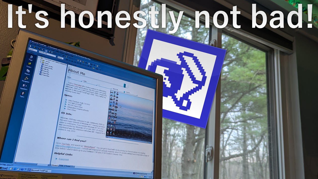 Microsoft FrontPage: It's honestly rather nice!